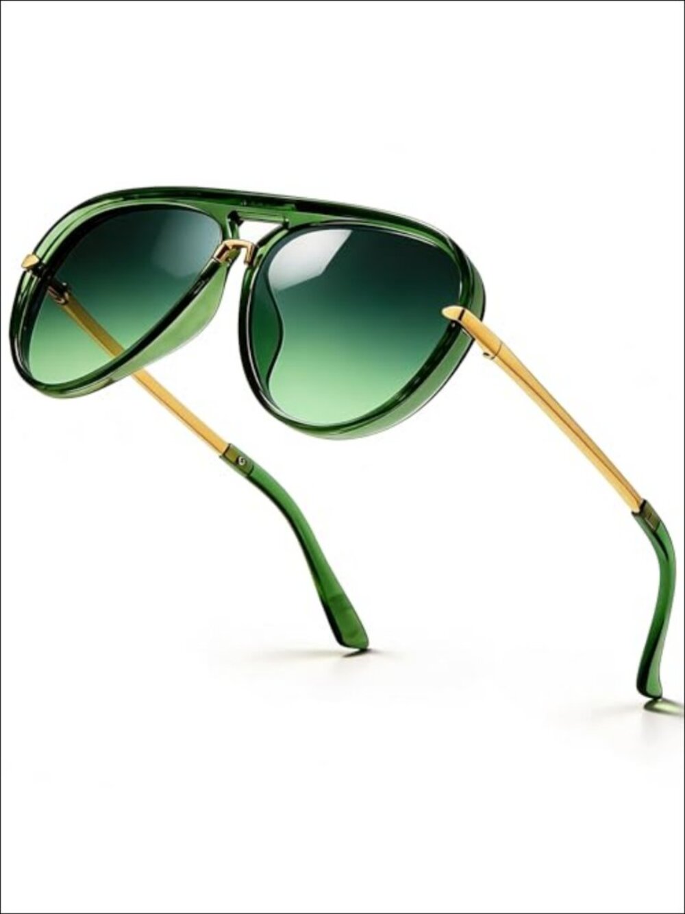 Oversized Retro Aviator Sunglasses Women UV Protection TAC Lens